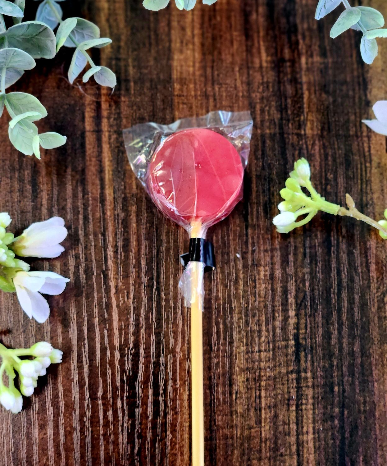 Mini Handcrafted Rainbow Lollipops - Cherry Cola