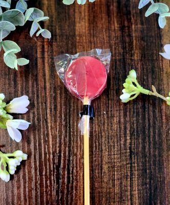 Mini Handcrafted Rainbow Lollipops - Cherry Cola