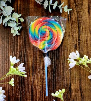 Handmade Whirl Lollipop - Fruit Punch