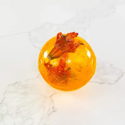Peach Lily Tea Bomb