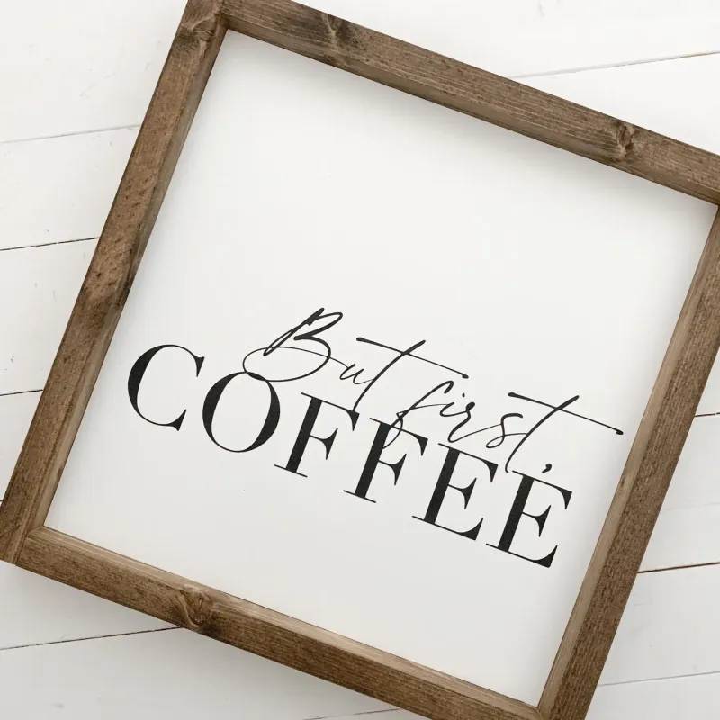 But first coffee