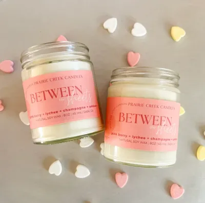 8oz Between The Sheets Wood Wick Candle