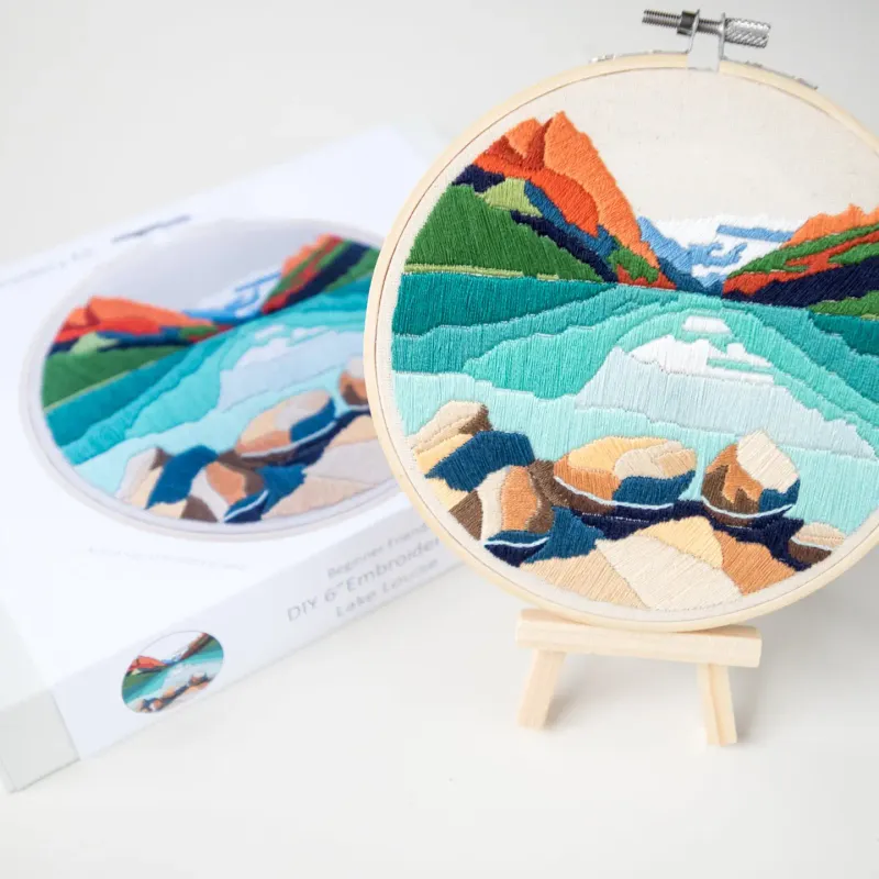 Lake Louise  DIY Embroidery Kit