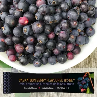 Saskatoon Berry Flavoured Honey