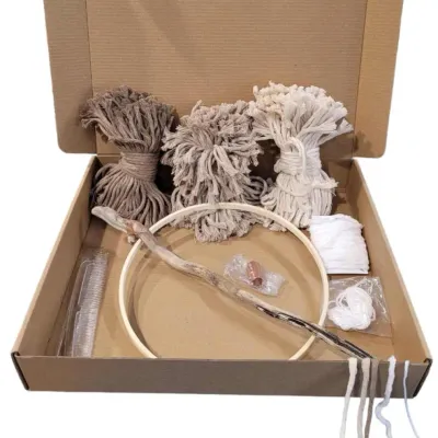 Macrame Dreamcatcher DIY kit  - Natural