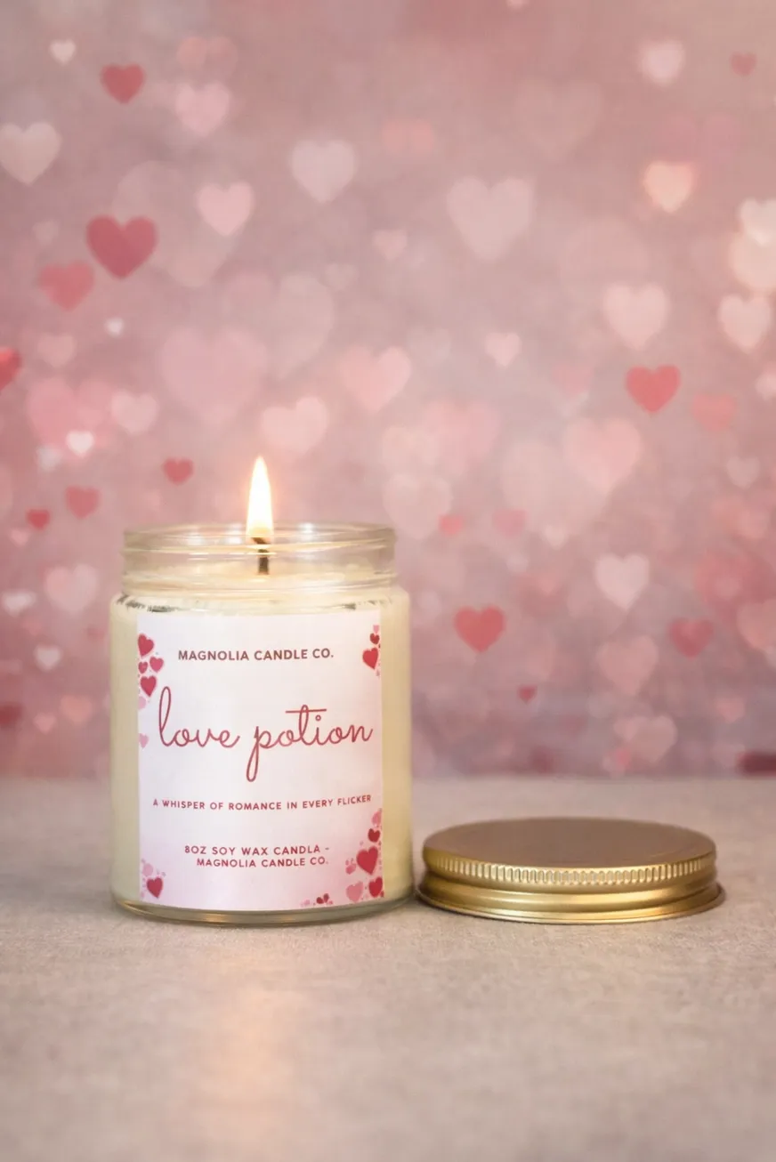 Love Potion Candle 8oz Soy Wax