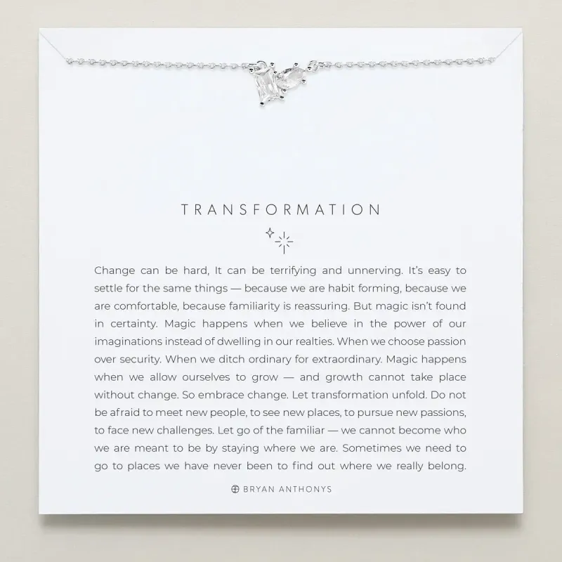 Transformation Silver Necklace