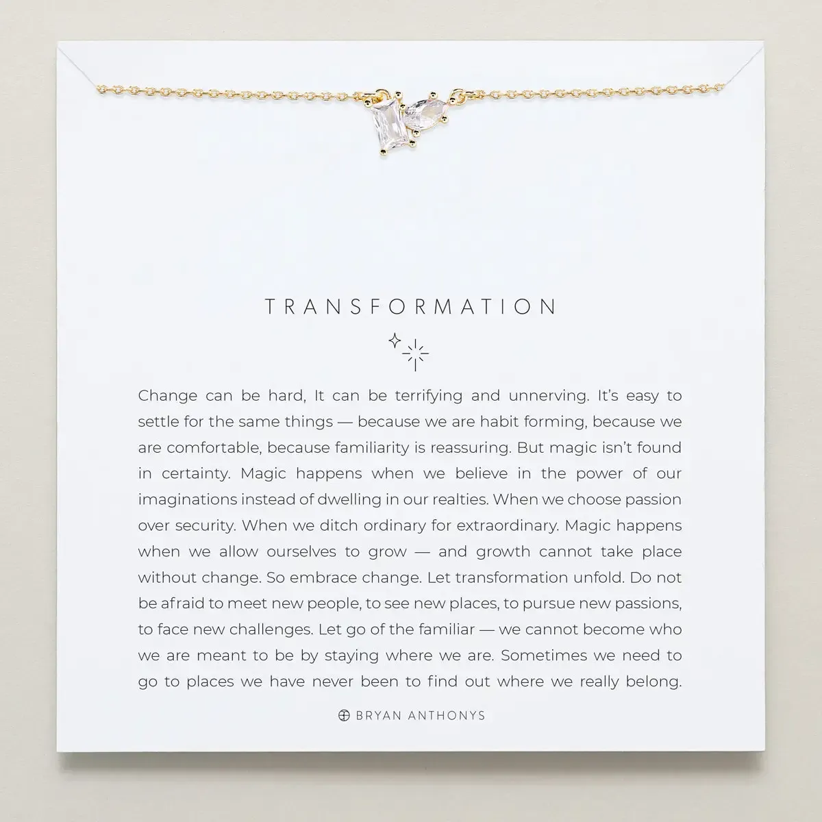 Transformation Gold Necklace