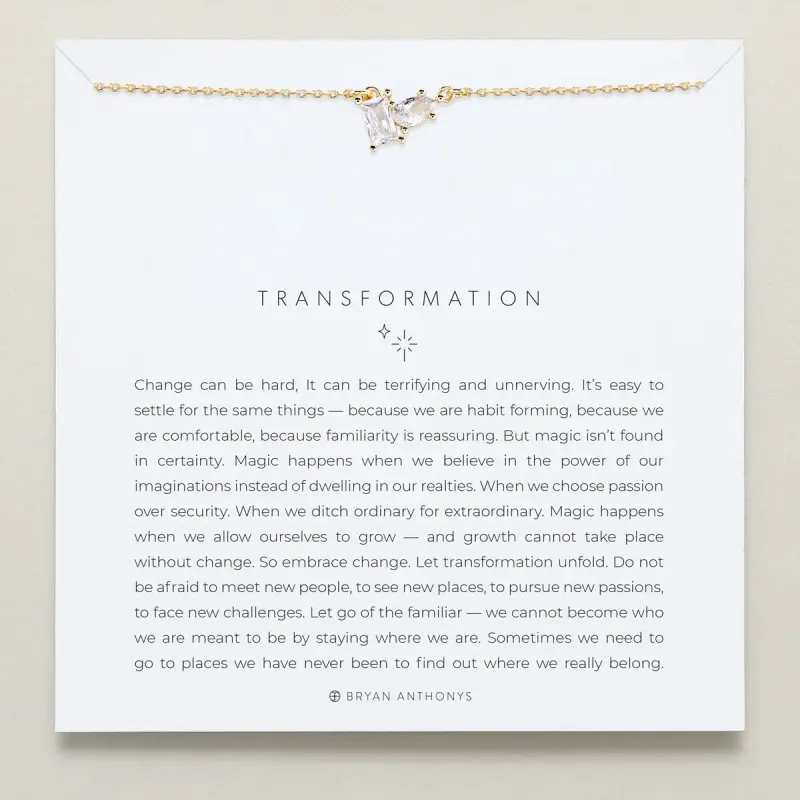 Transformation Gold Necklace