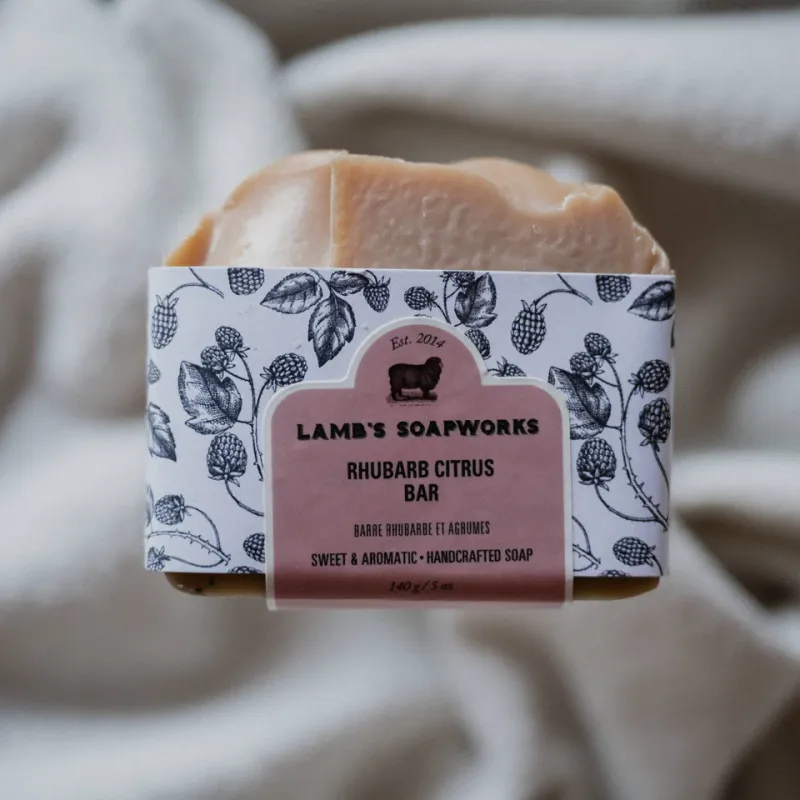 Rhubarb Citrus Bar Soap