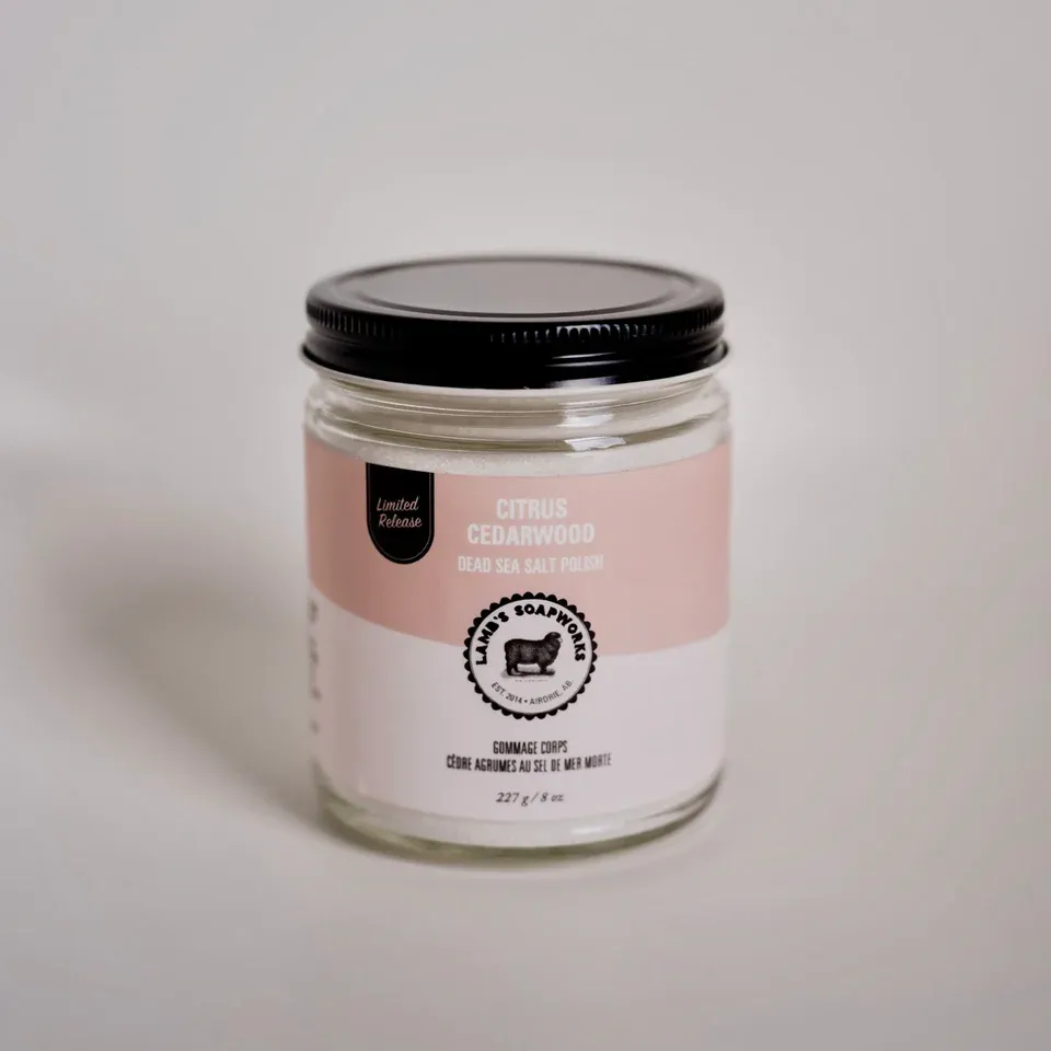 Citrus Cedarwood Salt Scrub