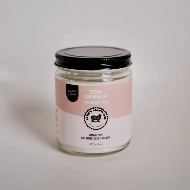 Citrus Cedarwood Salt Scrub