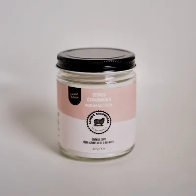 Citrus Cedarwood Salt Scrub