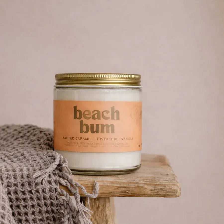 Beach Bum 8oz Soy Candle
