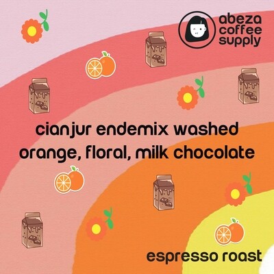 Cianjur Endemix Washed - 250gr Espresso Roast