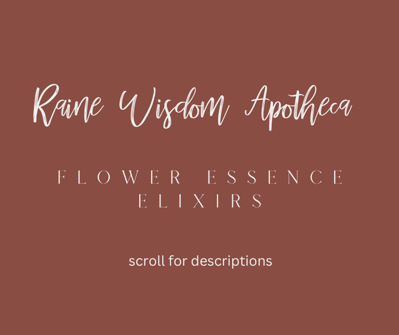 Raine Wisdom Flower Essence Elixirs