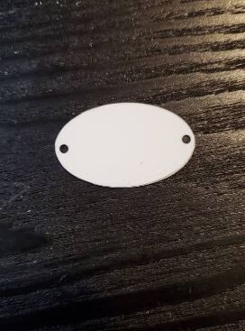 Oval 10pk 2 hole