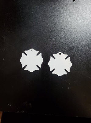 Firemen&#39;s Maltese cross Aluminum sublimation blank 10pk