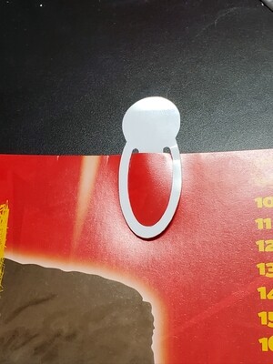 Oval Book mark aluminum sublimation blank