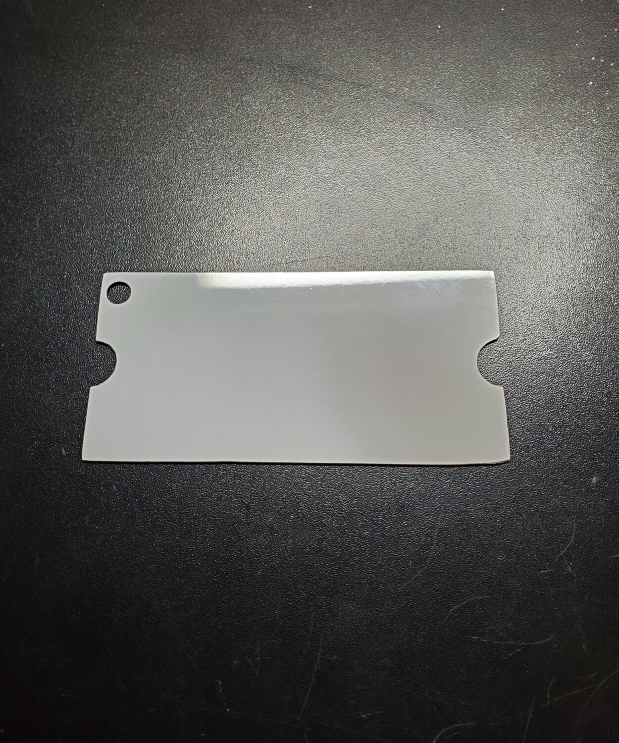 Ticket shape double sided aluminum sublimation blank