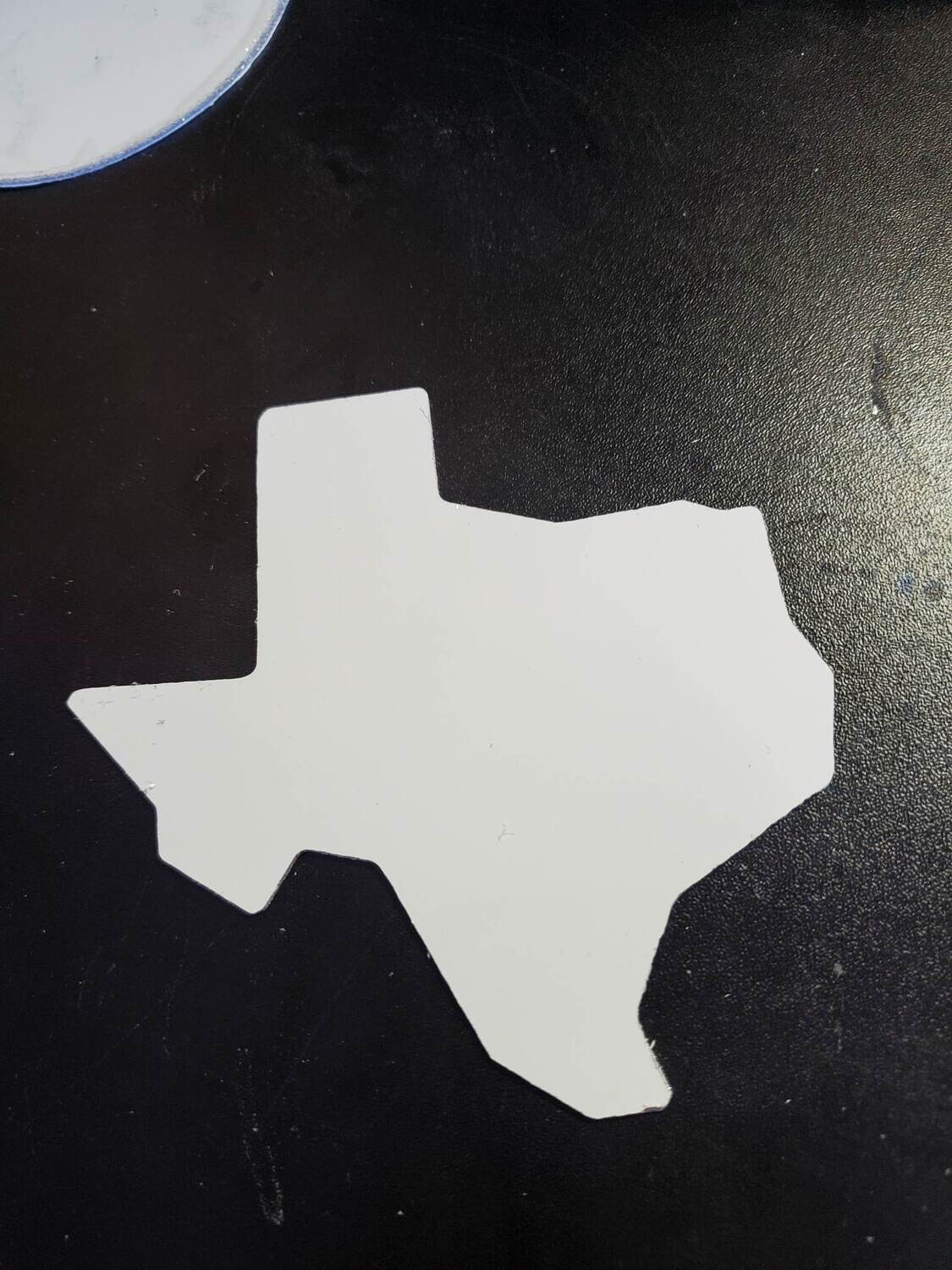 Texas double sided aluminum sublimation blank