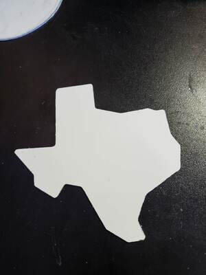 Texas double sided aluminum sublimation blank