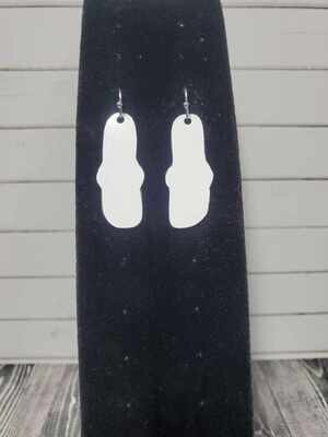 Sandal / Flip Flop earring blank set of 2 (double sided)