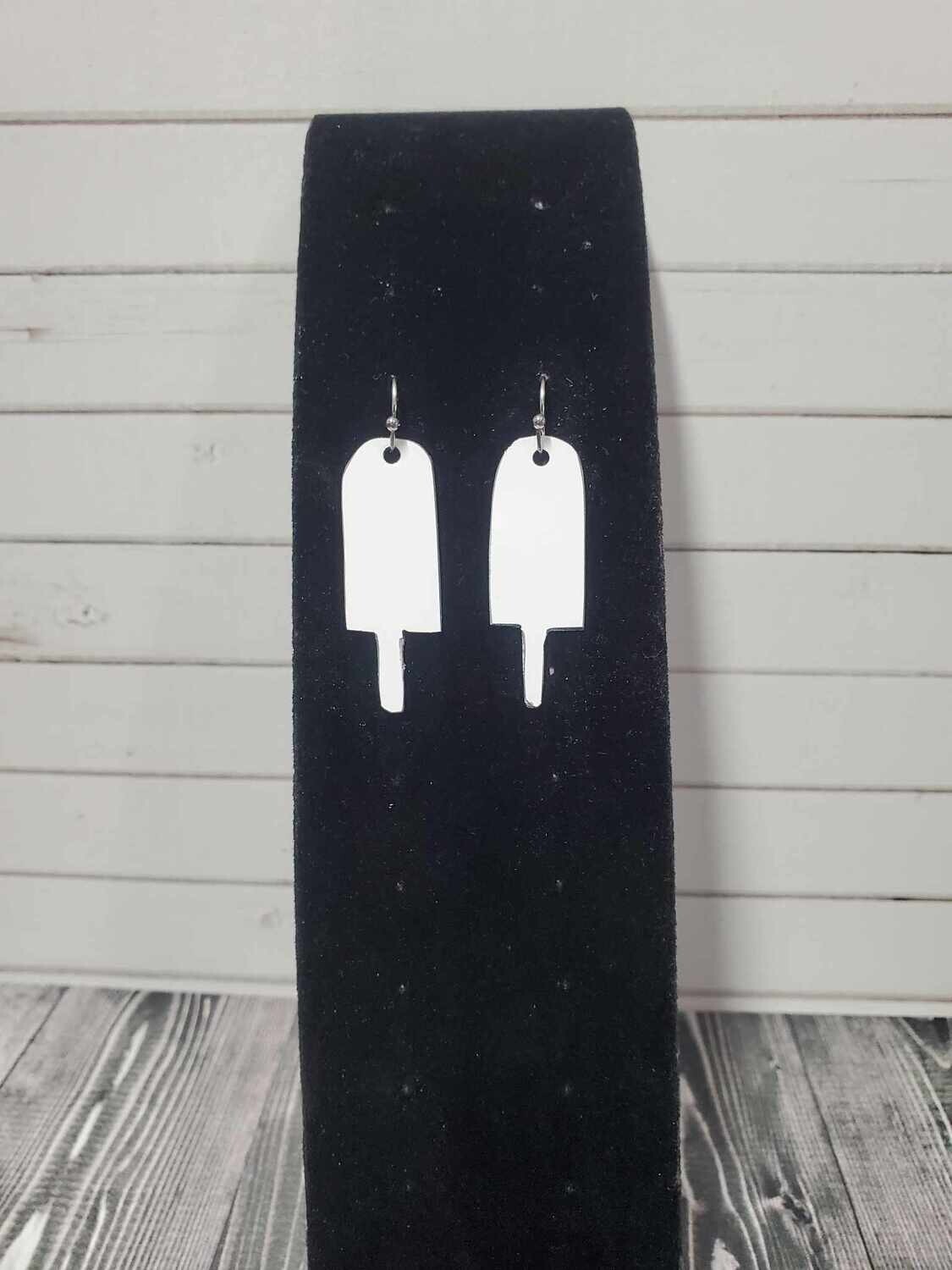 Popsicle earring blank set of 2 (double sided)