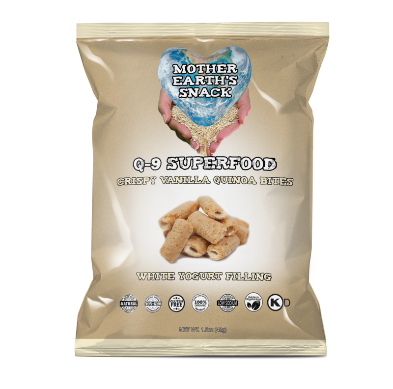Q-9 SuperFood Vanilla Bites /
Qty 4 - 1.5oz bags Q-9 SuperFood Vanilla Bites /
Qty 4 - 1.5oz bags