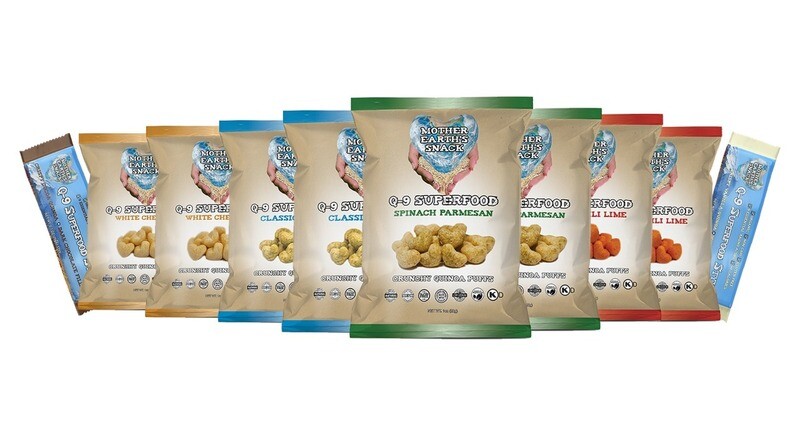 Q-9 Variety Crunchy Savory Puffs with Styx's Q-9 Variety Crunchy Savory Puffs with Styx's