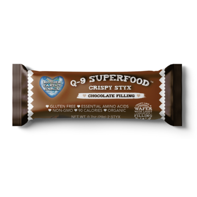 Q-9 SuperFood Cocoa Bars w/ Semi Sweet Dark Chocolate filling - Qty 6