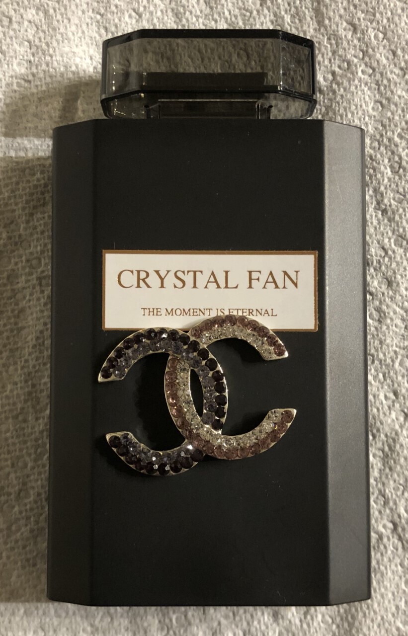 Black Designer Inspired Handheld Fan