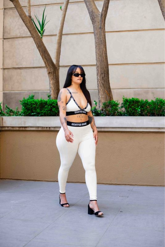 Activewear Leggings - Beige