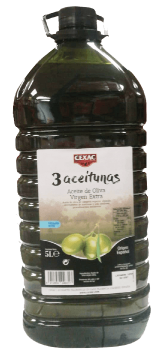 Aceite de oliva virgen extra1º   garrafa 5 ltr Precio Sin IVA 24.50   €