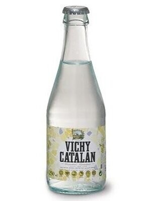Agua con Gas Vichy Catalan caja de 24 botellines de 25 cl Precio sin IVA 16.75€