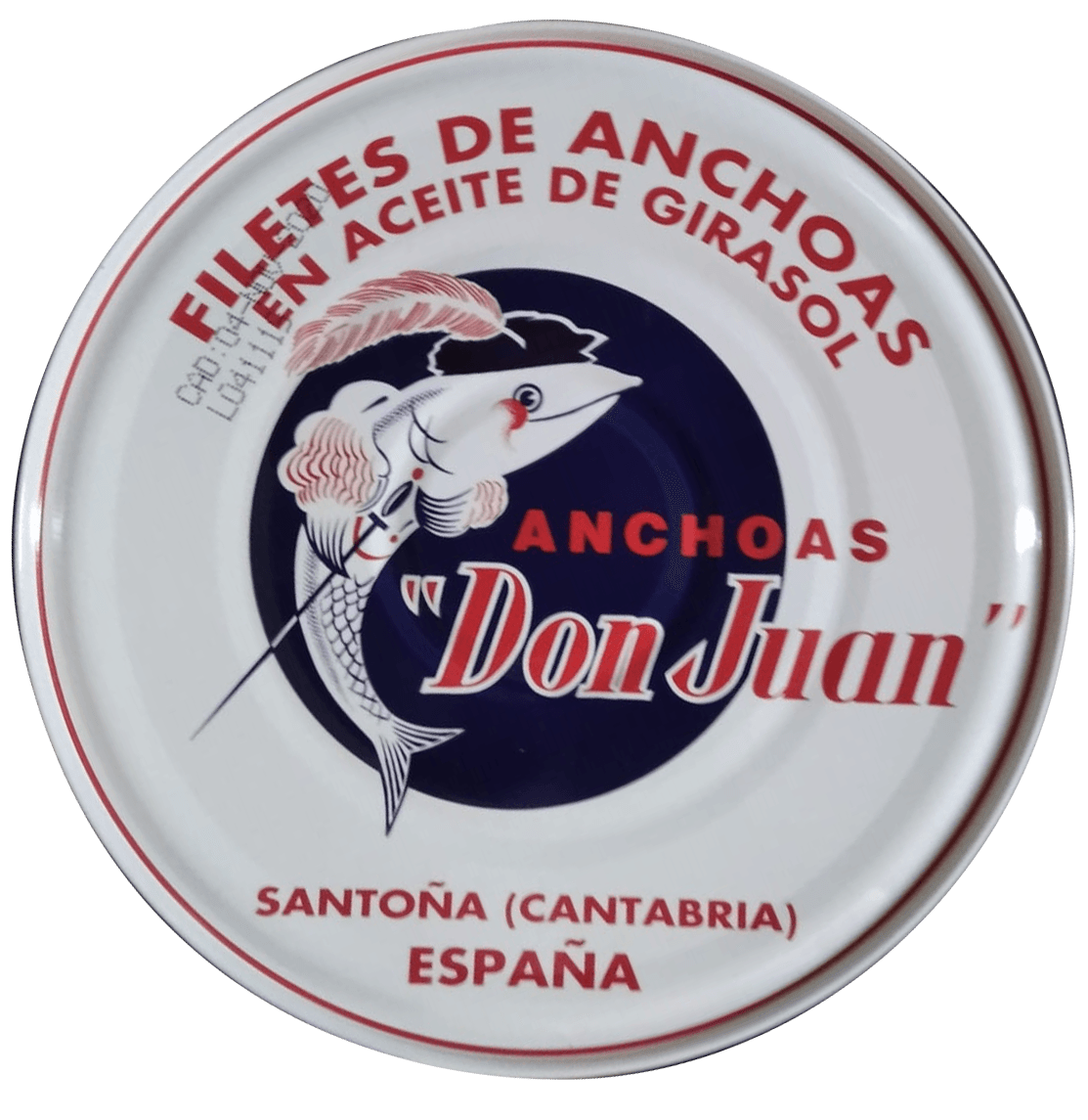 Anchoas de Santoña Don Juan Lata de ro 1000 formato 1 kg Precio sin IVA 14,95€