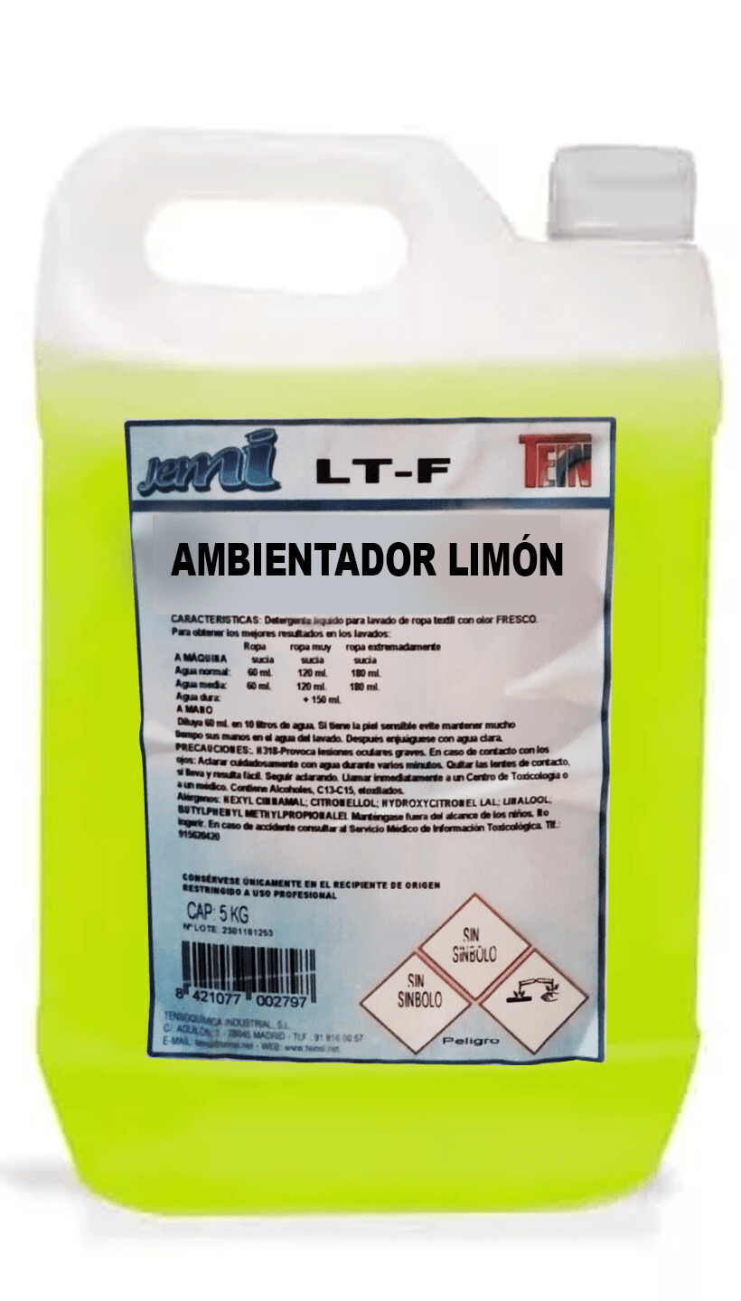 Ambientador Limon 5 ltr