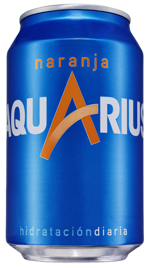 Aquarius Naranja caja de 24 latas de 33 cl Precio sin IVA 14.96 €