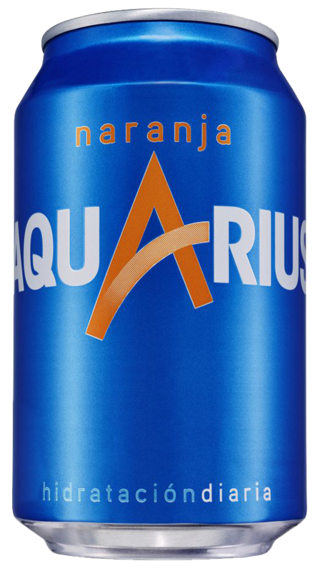 Aquarius Naranja caja de 24 latas  de 33 cl Precio sin IVA 14.96 €