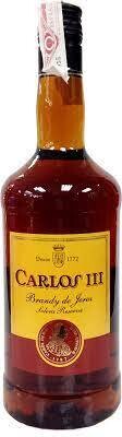 Brandy Carlos lll 70 cl Precio  sin IVA 8,66€