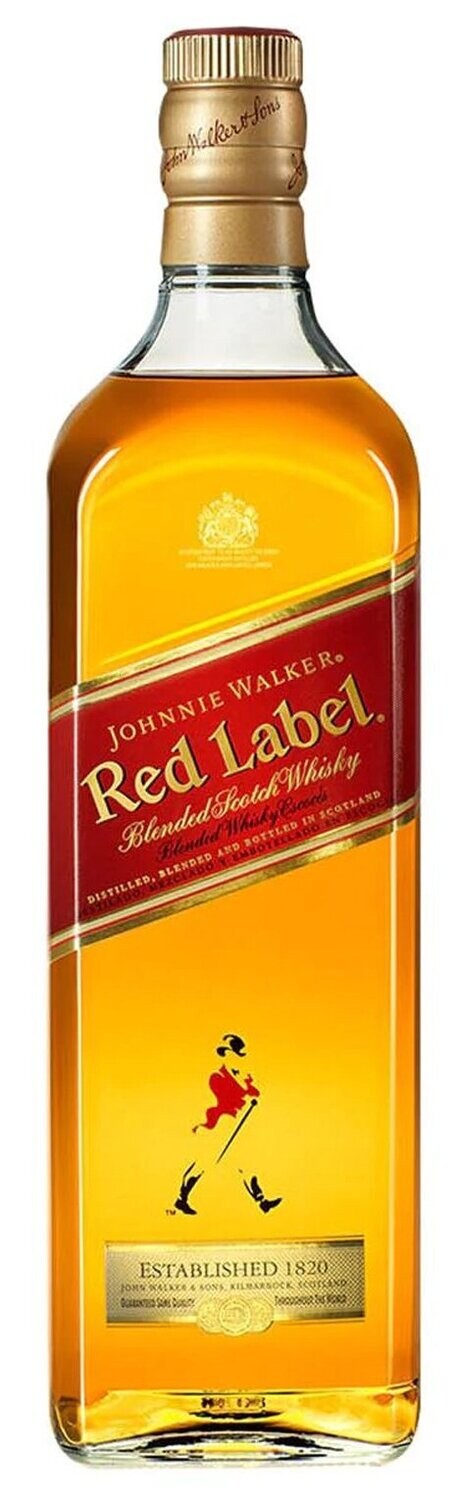 Whisky Johnnie Walker-Red Label 100 cl sin IVA 13,20€