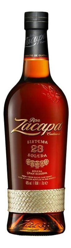 Ron añejo Zacapa 23 años botella  70 cl Precio sin IVA 37,50€