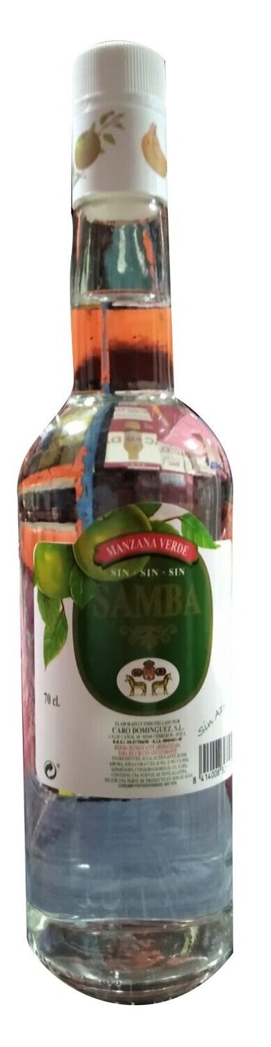 Licor de Manzana Samba sin alcohol 70 cl Precio sin IVA 2,29€