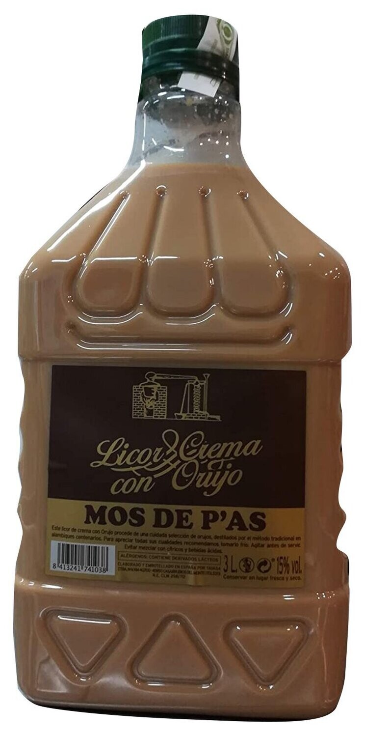 Crema de Orujo Mo de Pas 3 ltr Precio sin IVA 14,95€