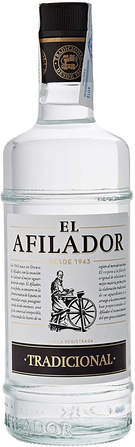 Orujo Blanco Afilador 100 cl Precio Precio sin IVA 9,50€