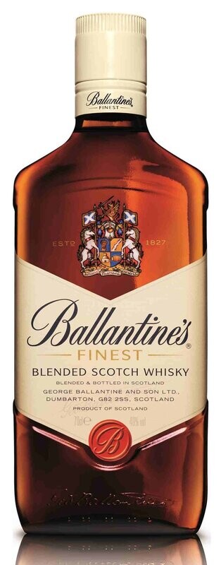 Whisky Ballantines 70 cl sin IVA  Precio sin IVA 10,45€