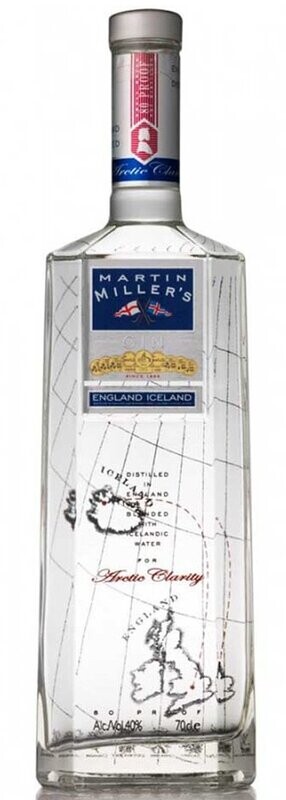 Gin Martinn Millers 70 cl Precio  sin IVA 17,66€