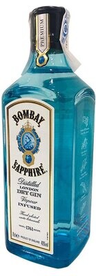 Gin Bombay Sapphire 70 cl Precio sin IVA 14,20€