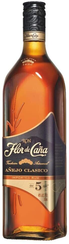 Ron Flor de Caña 5 Años Precio sin IVA 10,30€