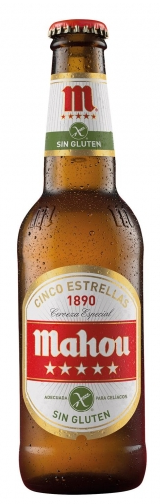 Cerveza Mahou SIN GLUTEN caja de 24 botellas de 33 cl Precio sin IVA 19.95€